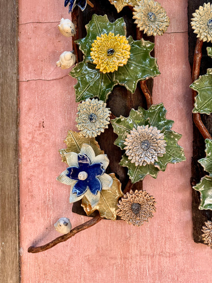 Flower & Birds Wall Hang