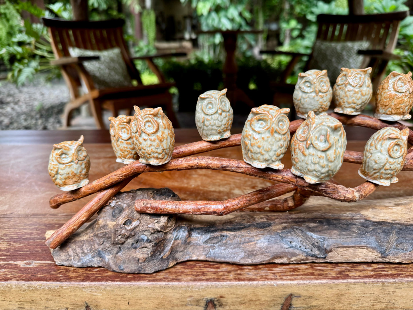 Owls on Vines Tabletop