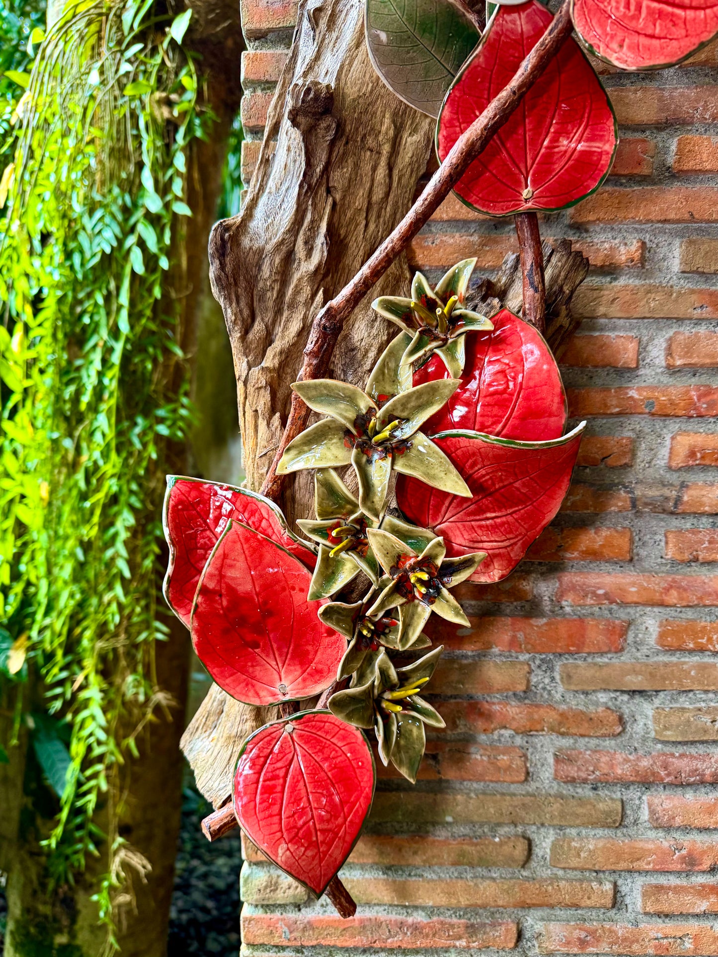 Phalaenopsis & Stargazer Wall Hang