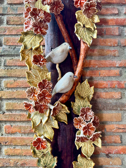 Birds and Gumamela Wall Hang