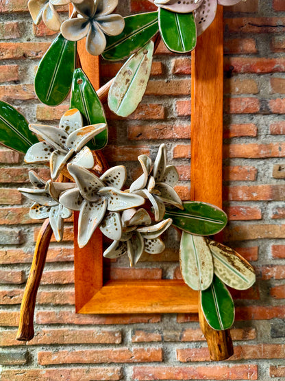 Calachuchi & Lily Wall Hang