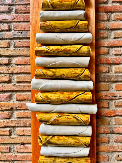 Abstract Ceramic Wall Hang