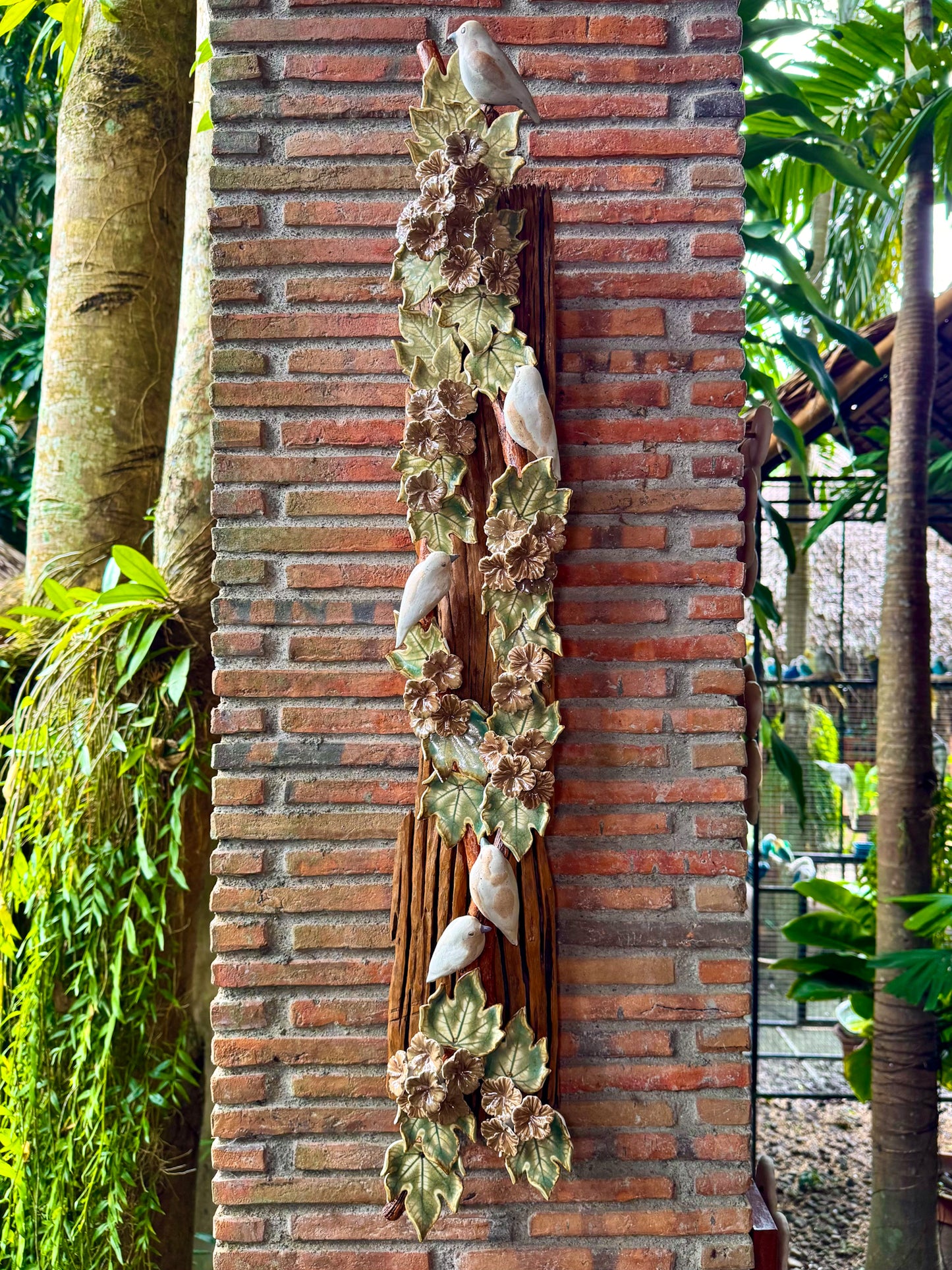 Birds and Gumamela Wall Hang