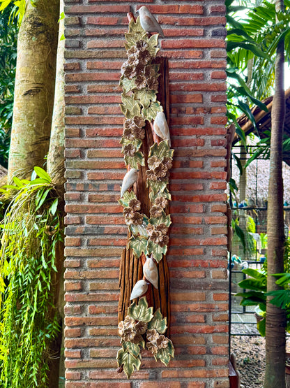 Birds and Gumamela Wall Hang