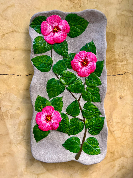 Gumamela Fossilized Wall Hang