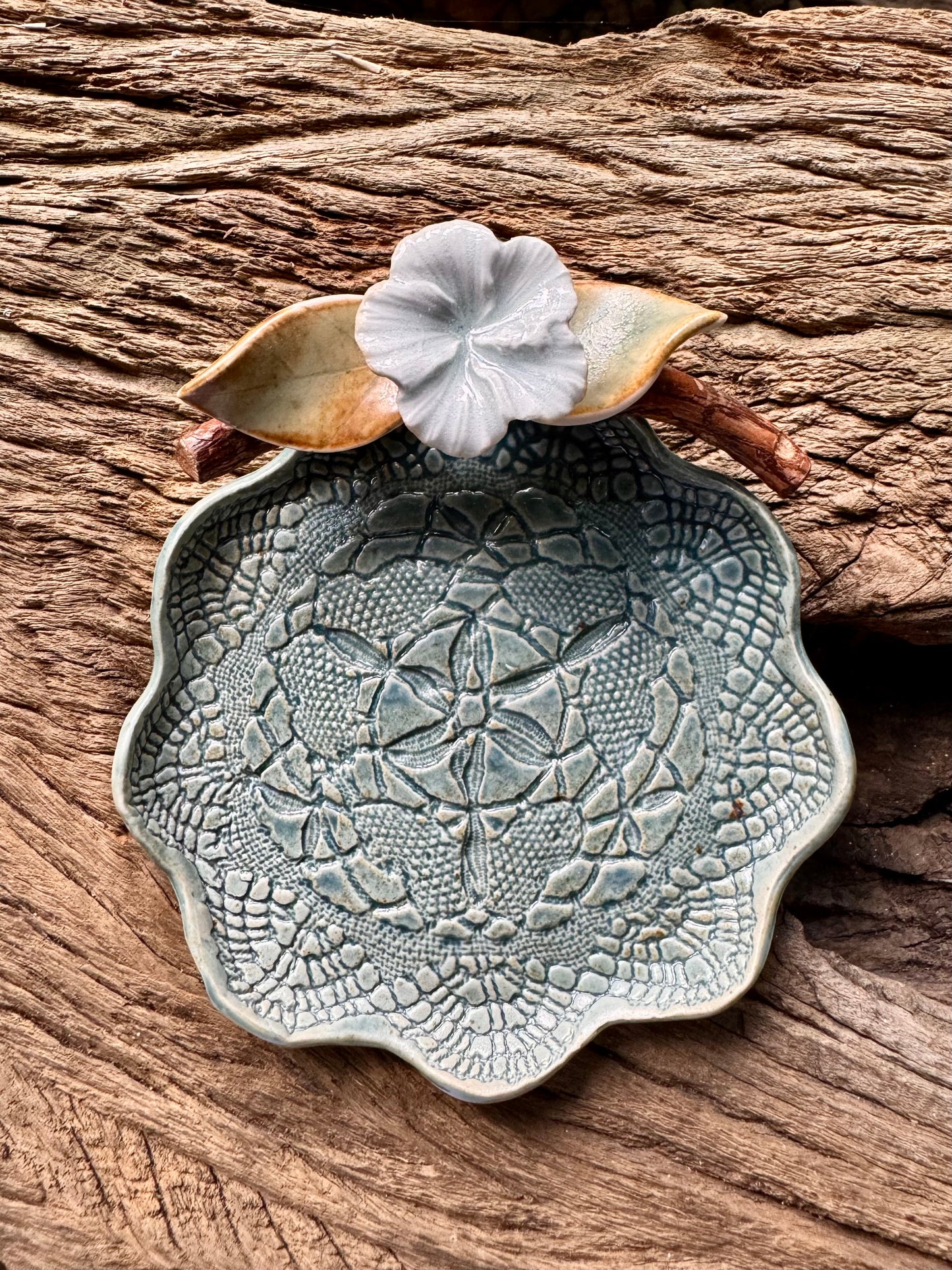 Coaster with Gumamela Flower