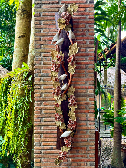 Birds and Gumamela Wall Hang