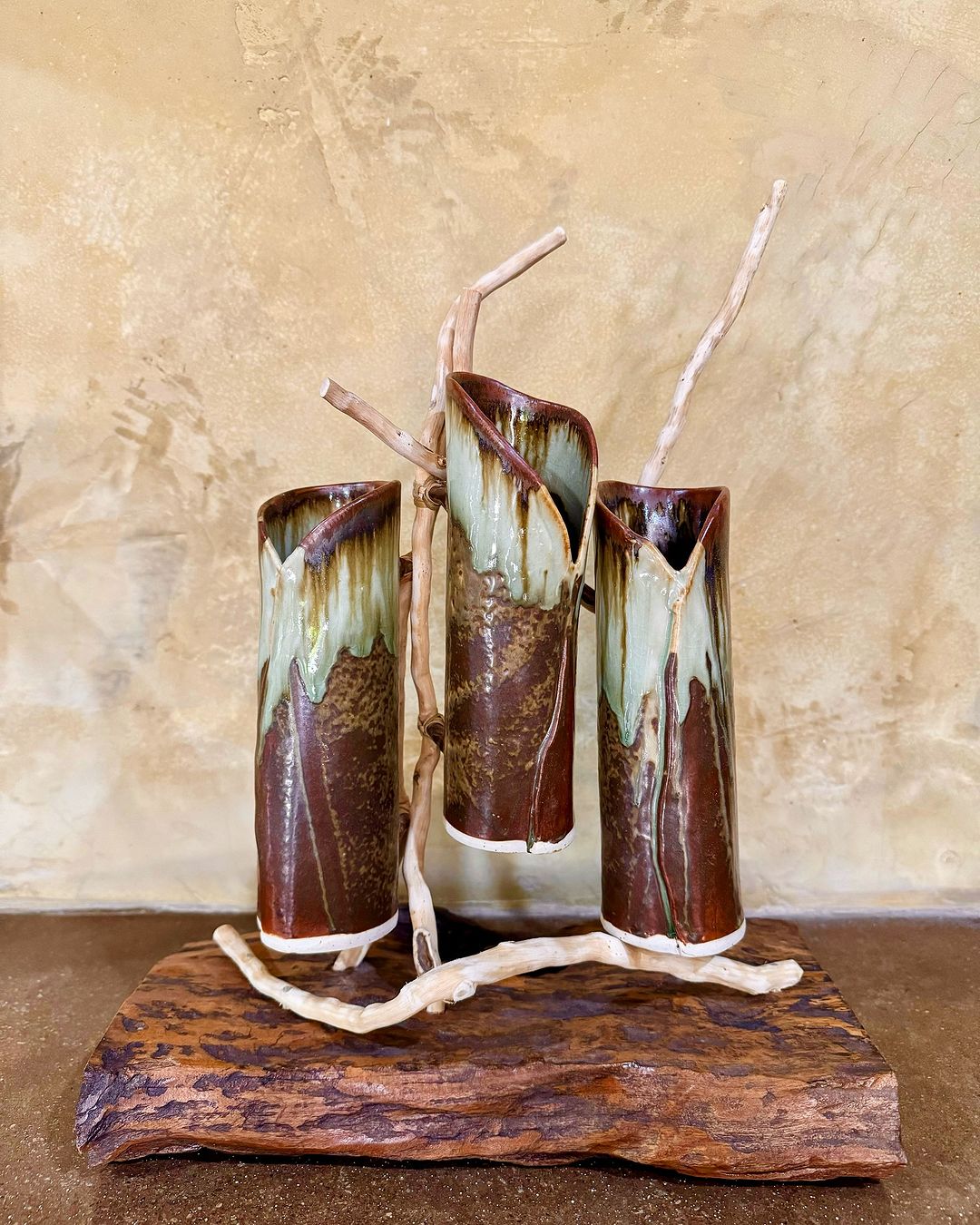 Bamboo Flute Vase Tabletop