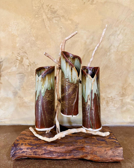 Bamboo Flute Vase Tabletop