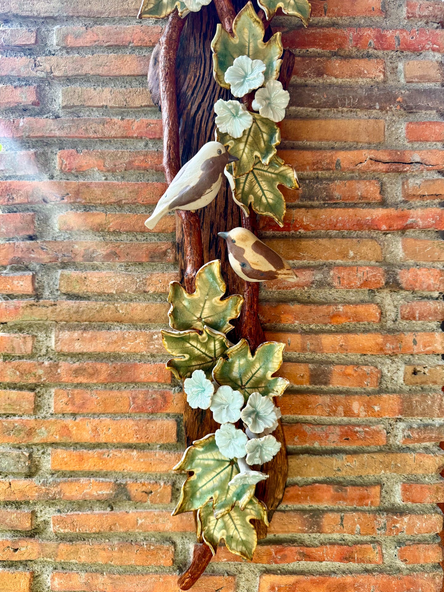 Birds and Gumamela Wall Hang