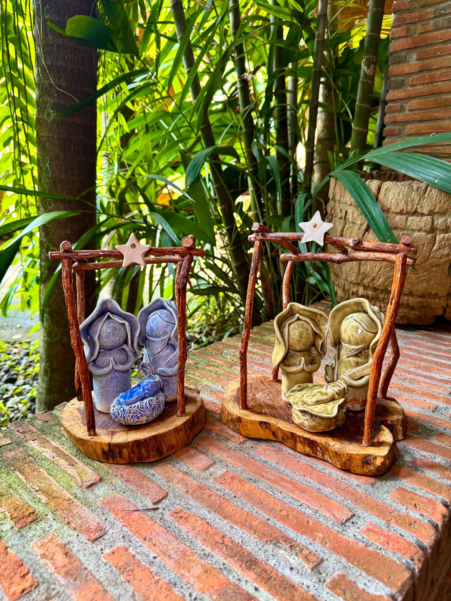 Celadon Nativity Tabletop