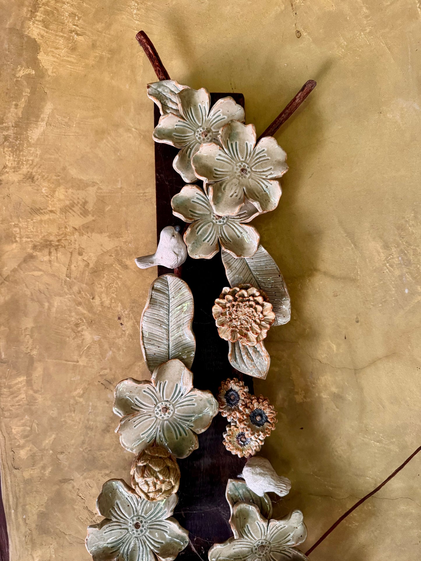 Flower & Birds Wall Hang