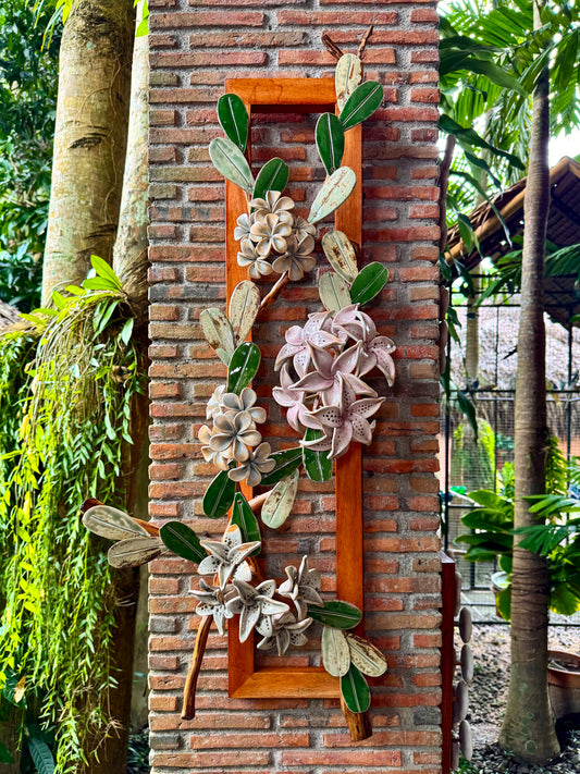 Calachuchi & Lily Wall Hang