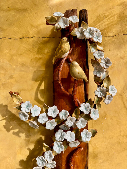 Birds and Gumamela Wall Hang