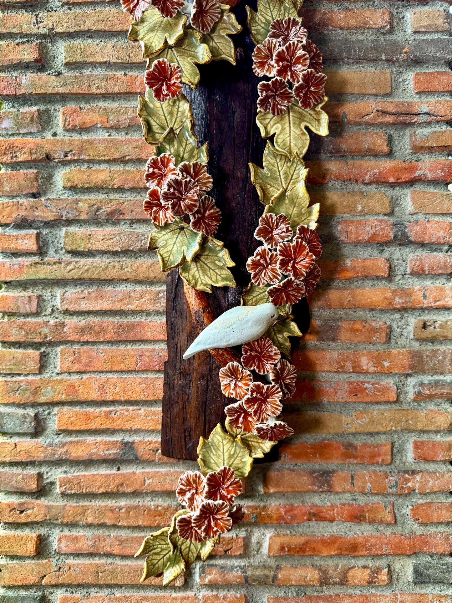 Birds and Gumamela Wall Hang