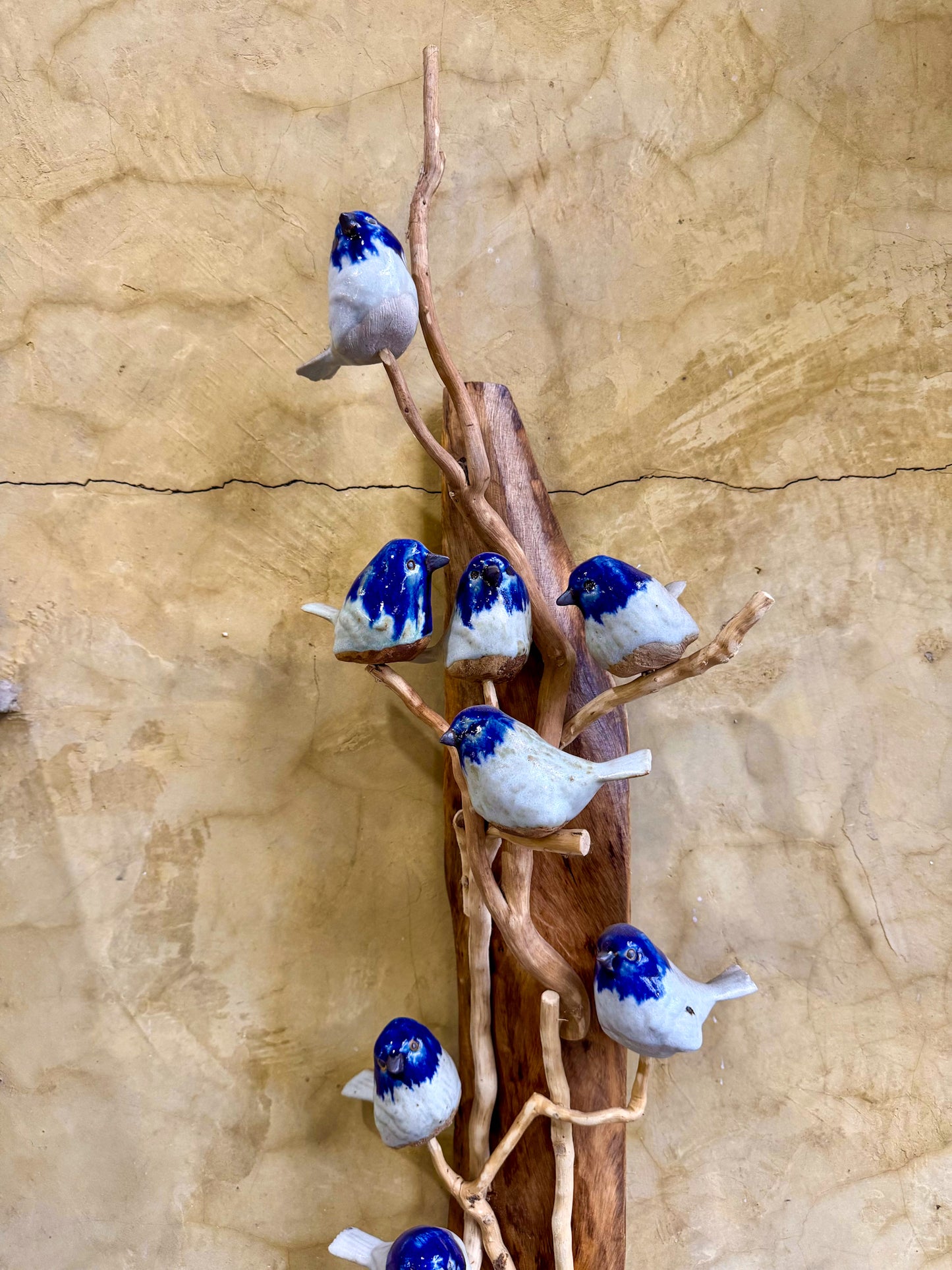 Birds on Vines Wall Hang