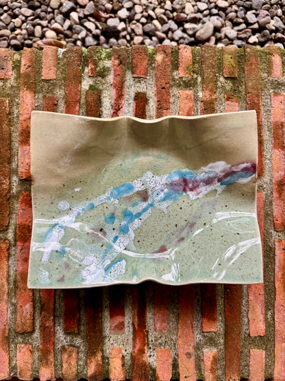 Footed Serving Plate