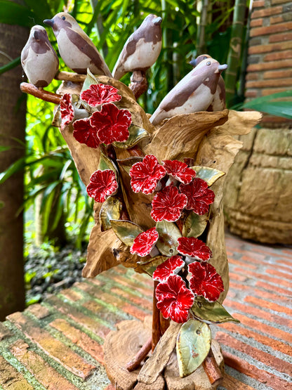 Birds and Gumamela Tabletop