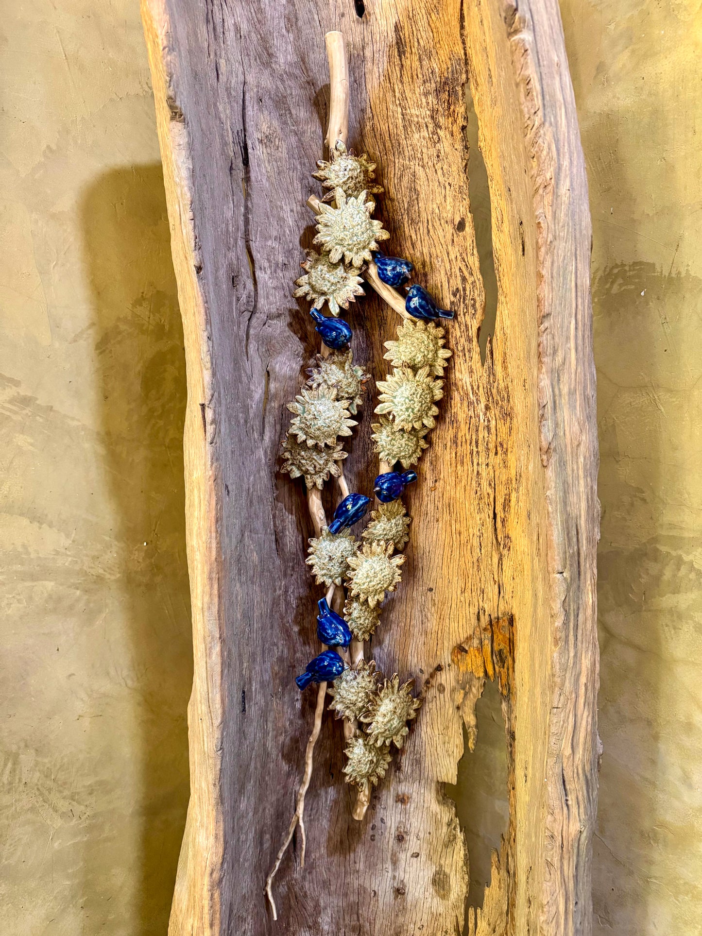 Santan w/ Birds Wall Hang