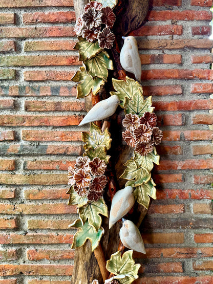 Birds and Gumamela Wall Hang