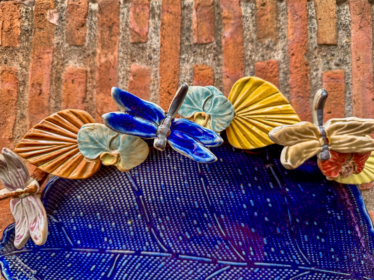 Dragonflies & Anahaw Plate