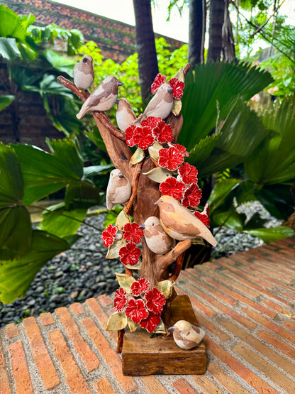 Birds and Gumamela Tabletop