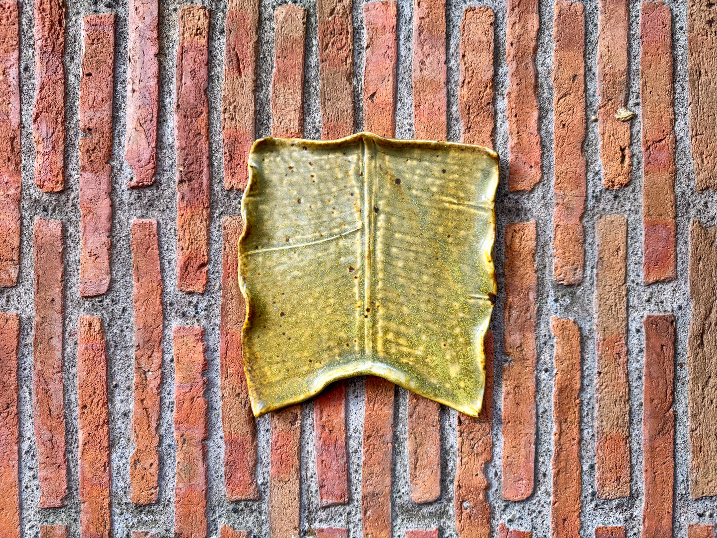 Celadon Leaf Coaster