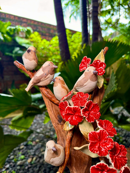 Birds and Gumamela Tabletop