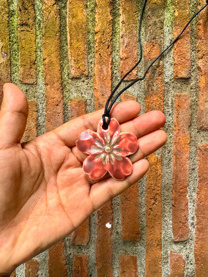 Ceramic Flower Necklace