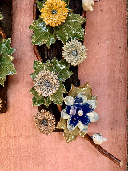 Flower & Birds Wall Hang