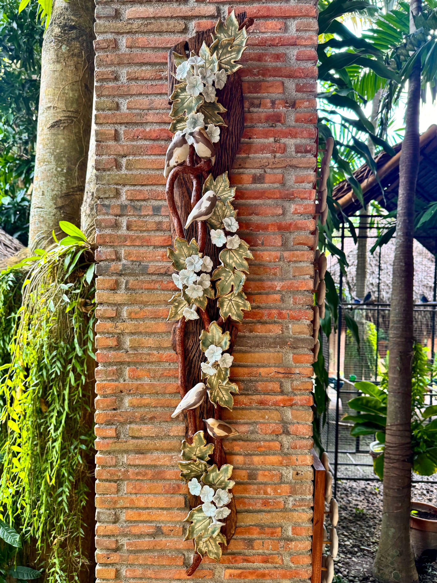 Birds and Gumamela Wall Hang