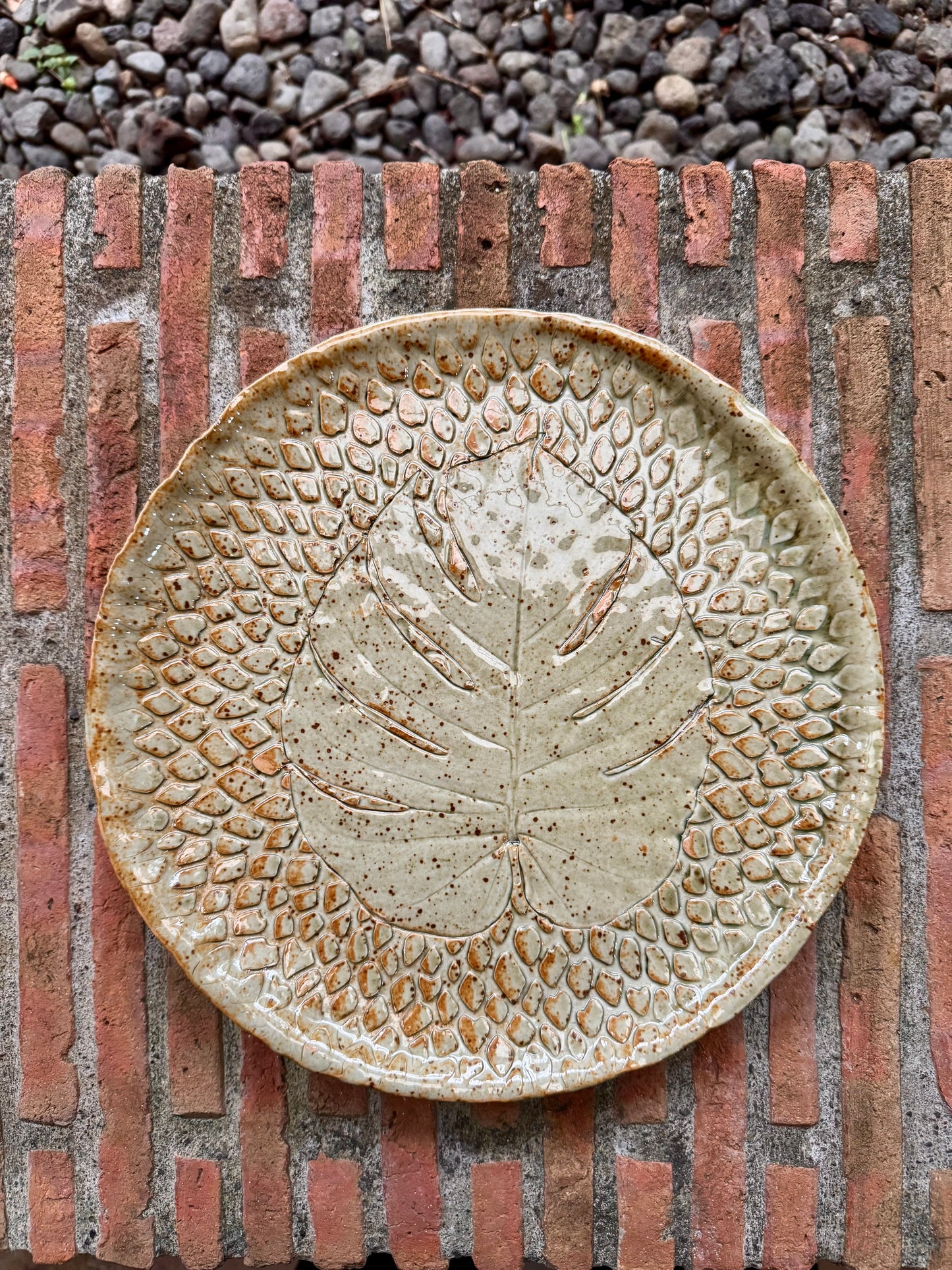 Monstera Plate Large