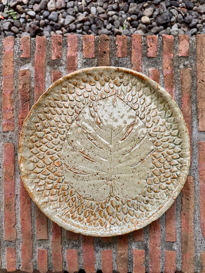 Monstera Plate Large