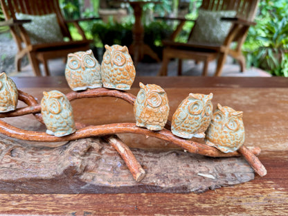 Owls on Vines Tabletop