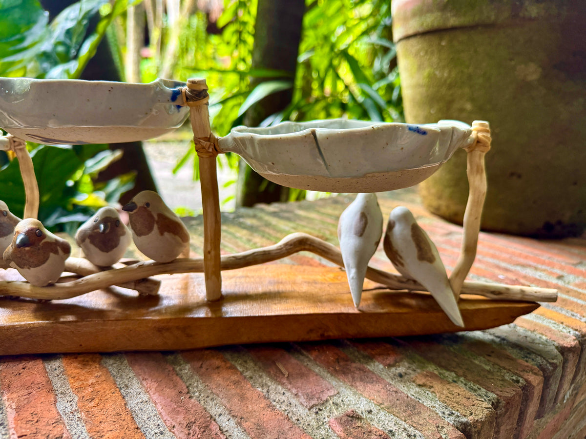 Sungka / Bowl with Birds Tabletop