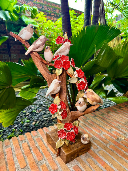 Birds and Gumamela Tabletop