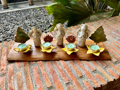 Christmas Angels Tealight Tabletop