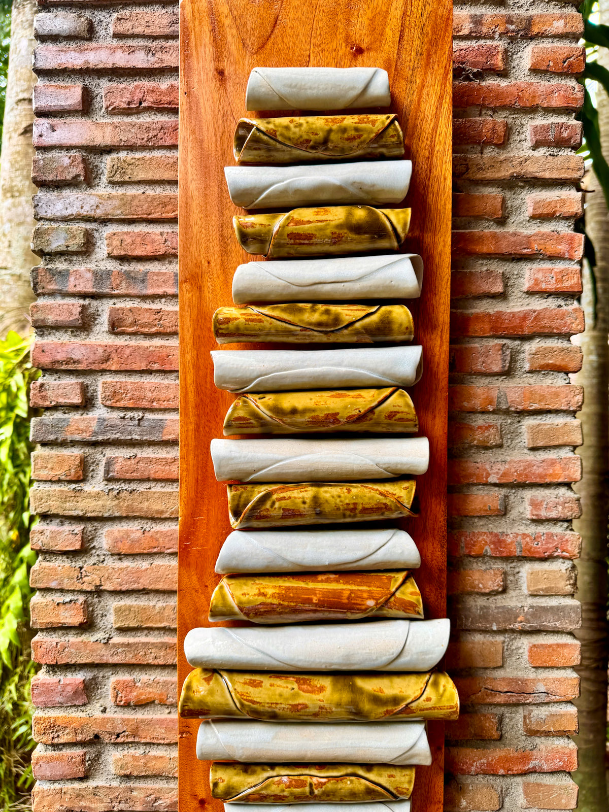 Abstract Ceramic Wall Hang