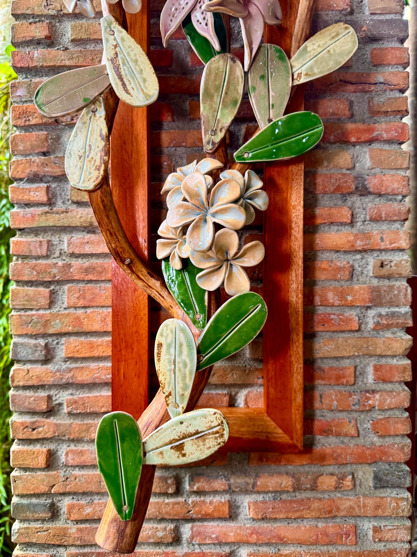 Calachuchi & Lily Wall Hang