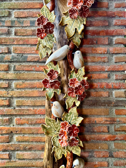 Birds and Gumamela Wall Hang