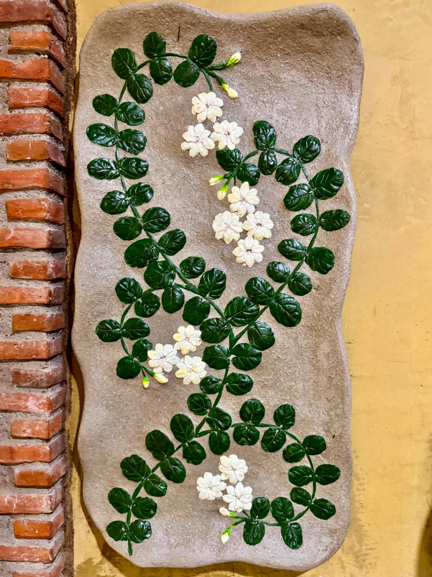 Sampaguita Fossilized Wall Hang