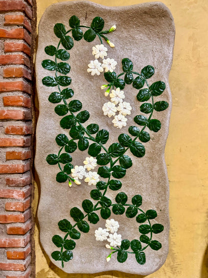 Sampaguita Fossilized Wall Hang