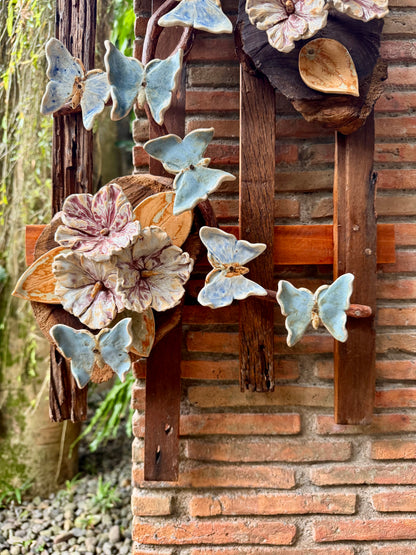Flowers & Butterflies Wall Hang