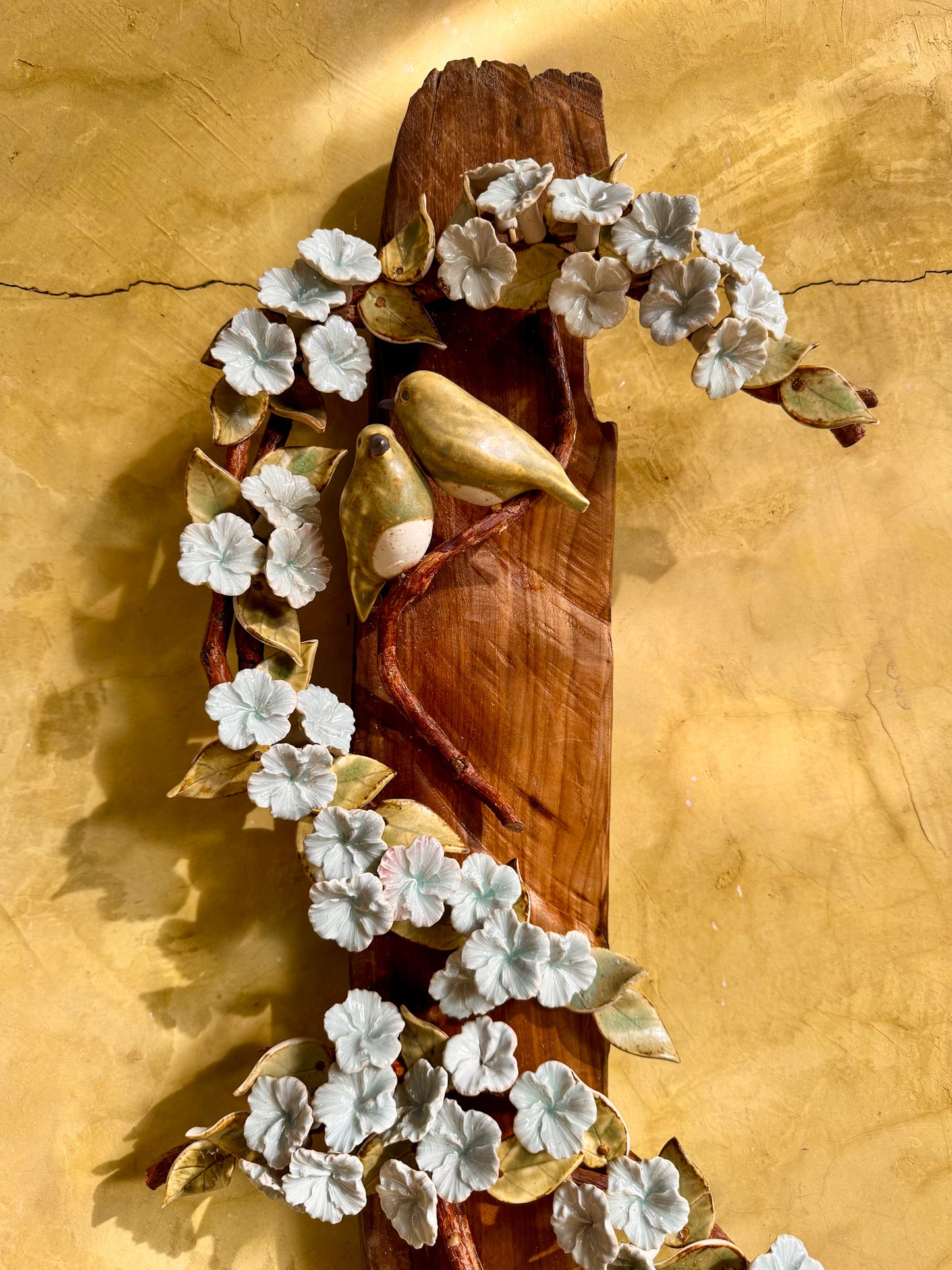 Birds and Gumamela Wall Hang