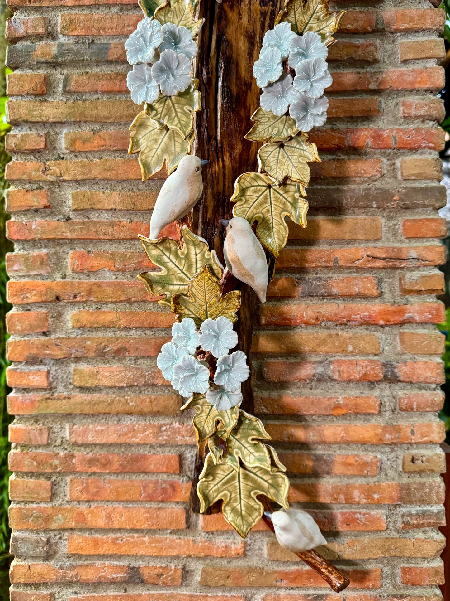 Birds and Gumamela Wall Hang