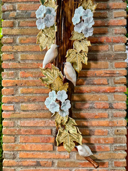 Birds and Gumamela Wall Hang