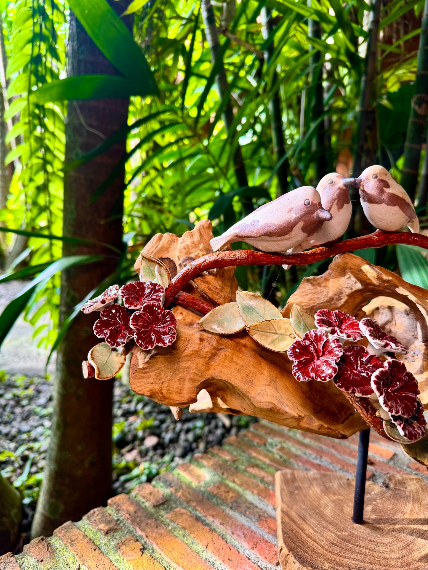 Birds and Gumamela Tabletop