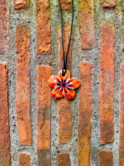 Ceramic Flower Necklace