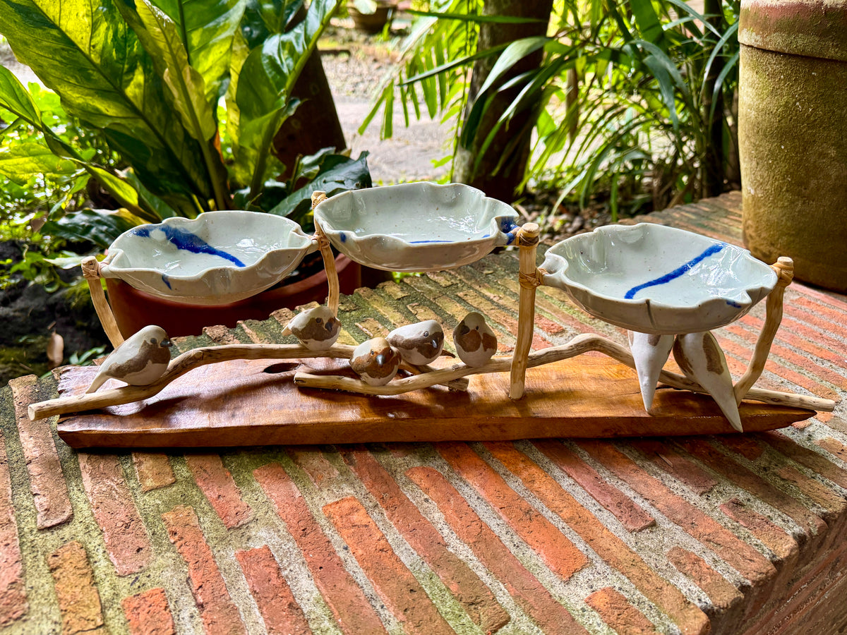 Sungka / Bowl with Birds Tabletop