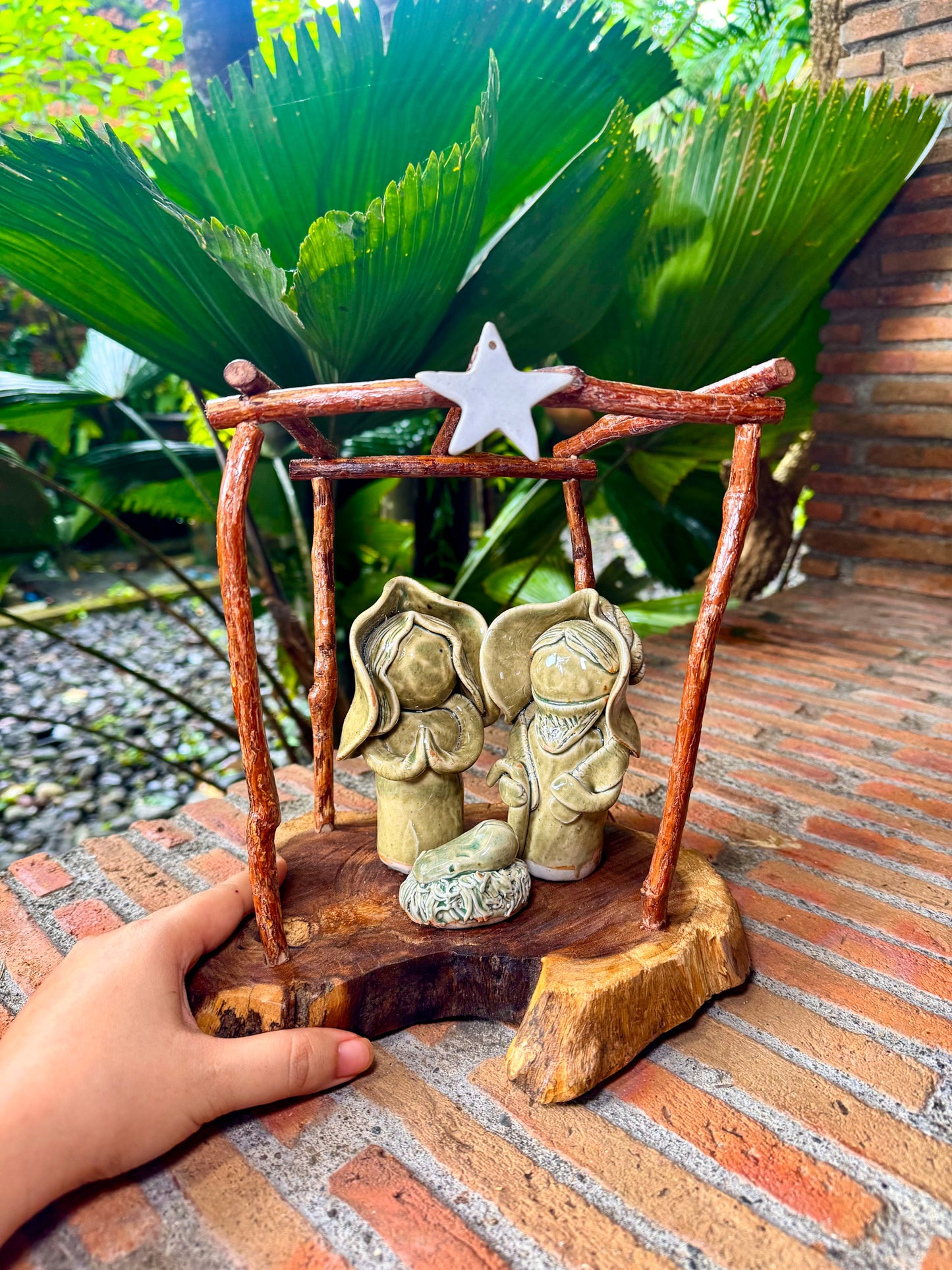 Celadon Nativity Tabletop